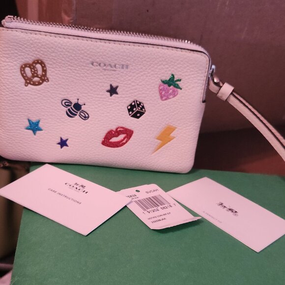 NWT Coach Wristlet F25839 Corner Zip Pouch - Picture 7 of 9